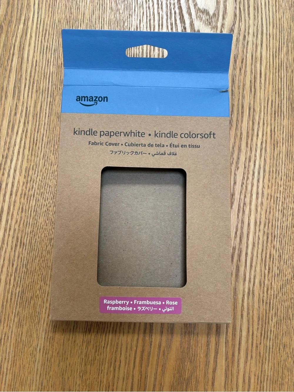 NIB Amazon Kindle Papaerwhite & Kindle Colorsoft Fabric Cover in Raspberry